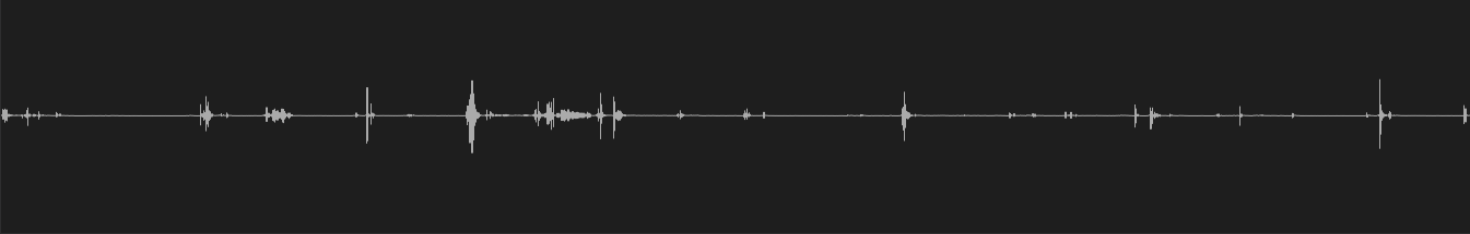 A sparsely populated rhythm is considered a high crest factor.